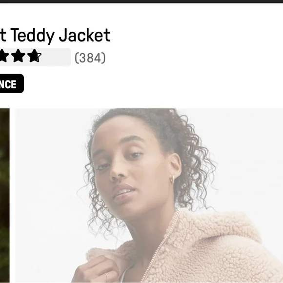 Summit Teddy Jacket Fabletics - Picture 5 of 9